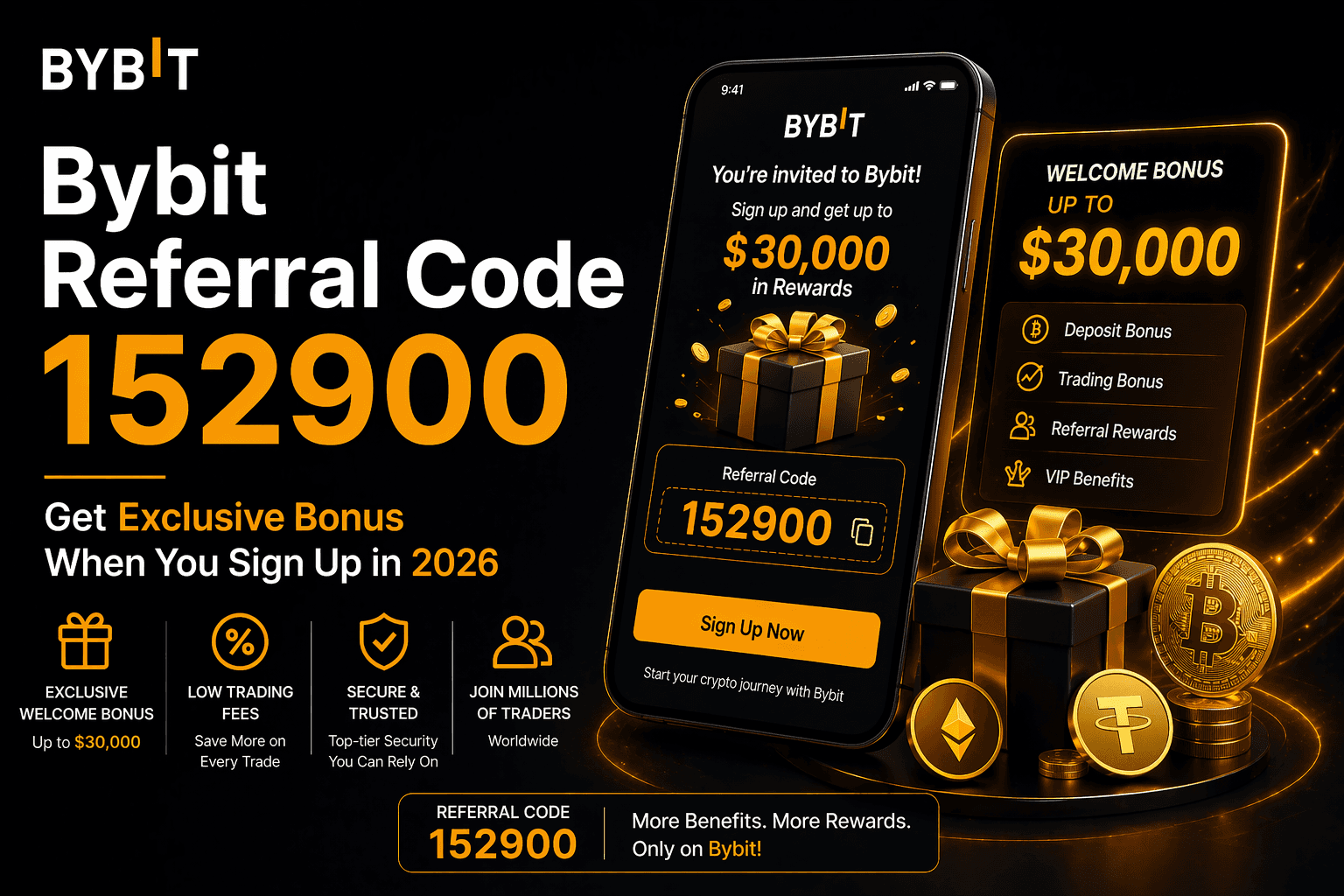 Bybit Referral Code 152900 – Get Exclusive Bonus When You Sign Up in 2026