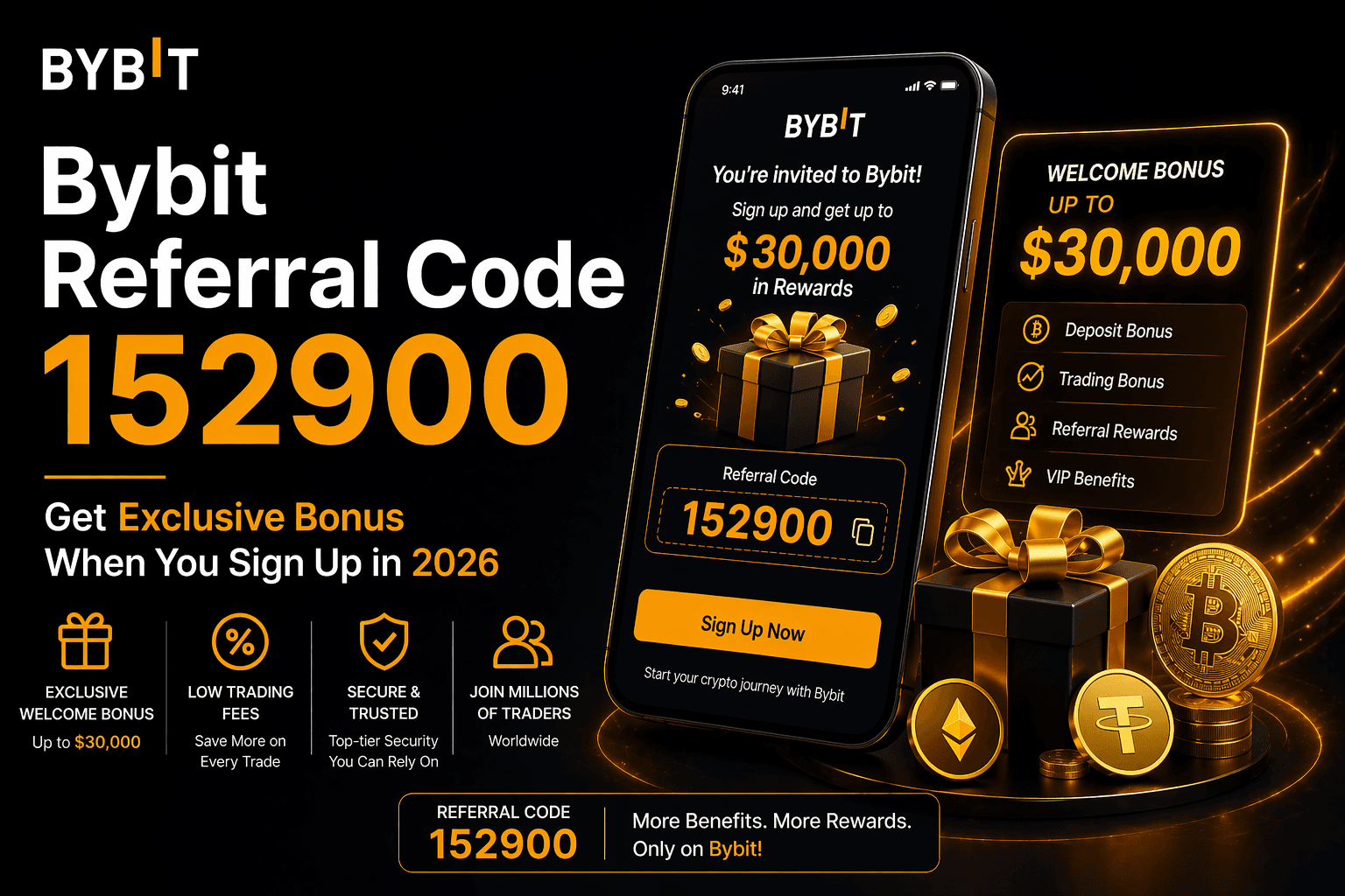 Code de Parrainage Bybit 152900 – Obtenez un Bonus Exclusif en 2026